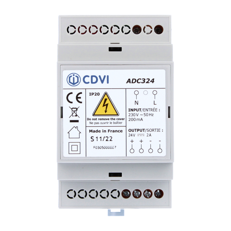 ADC324 | 12Vdc 2A switch mode power supply | CDVI